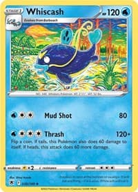 Whiscash - SWSH10: Astral Radiance - Pokemon card
