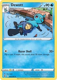 Dewott - SWSH10: Astral Radiance - Pokemon card