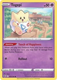 Togepi - SWSH10: Astral Radiance - Pokemon card