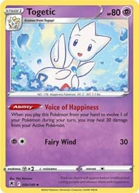Togetic - SWSH10: Astral Radiance - Pokemon card