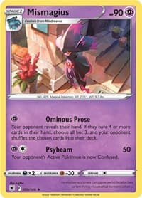 Mismagius - SWSH10: Astral Radiance - Pokemon card