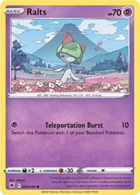 Ralts - SWSH10: Astral Radiance - Pokemon card
