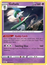 Gallade - SWSH10: Astral Radiance - Pokemon card