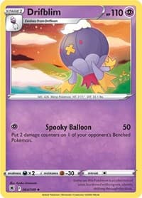 Drifblim - SWSH10: Astral Radiance - Pokemon card