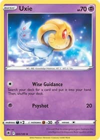 Uxie - SWSH10: Astral Radiance - Pokemon card