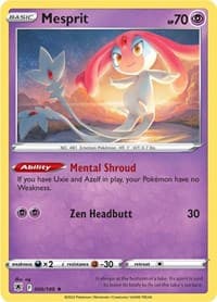 Mesprit - SWSH10: Astral Radiance - Pokemon card