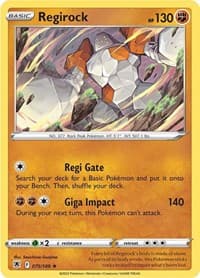 Regirock - SWSH10: Astral Radiance - Pokemon card