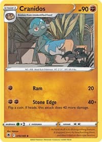 Cranidos - SWSH10: Astral Radiance - Pokemon card
