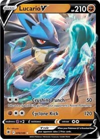Lucario V - SWSH10: Astral Radiance - Pokemon card