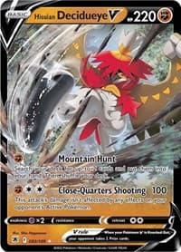 Hisuian Decidueye V - SWSH10: Astral Radiance - Pokemon card