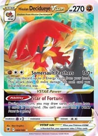 Hisuian Decidueye VSTAR - SWSH10: Astral Radiance - Pokemon card