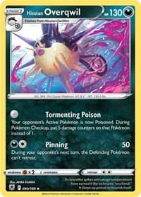 Hisuian Overqwil (90) - SWSH10: Astral Radiance - Pokemon card