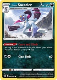 Hisuian Sneasler - SWSH10: Astral Radiance - Pokemon card