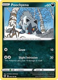 Poochyena - SWSH10: Astral Radiance - Pokemon card