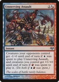 Unnerving Assault - Eventide - Magic: The Gathering card