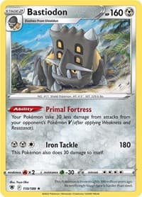Bastiodon - SWSH10: Astral Radiance - Pokemon card