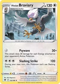 Hisuian Braviary - SWSH10: Astral Radiance - Pokemon card