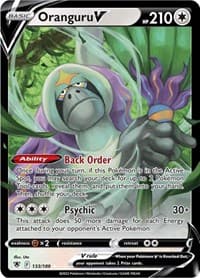 Oranguru V - SWSH10: Astral Radiance - Pokemon card