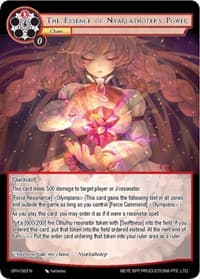 The Essence of Nyarlathotep's Power - Game of Gods: Revolution - Force of Will card