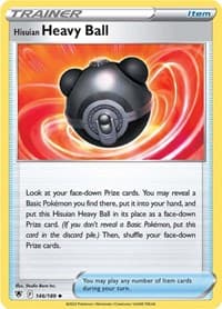 Hisuian Heavy Ball - SWSH10: Astral Radiance - Pokemon card