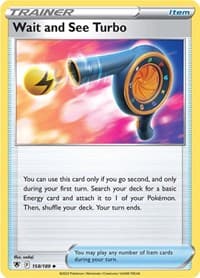 Wait and See Turbo - SWSH10: Astral Radiance - Pokemon card