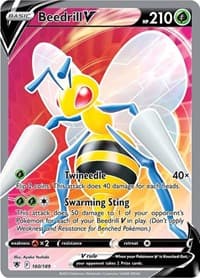 Beedrill V (Full Art) - SWSH10: Astral Radiance - Pokemon card