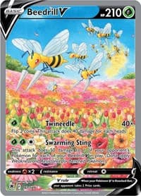 Beedrill V (Alternate Full Art) - SWSH10: Astral Radiance - Pokemon card