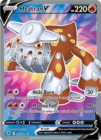 Heatran V (Full Art) - SWSH10: Astral Radiance - Pokemon card