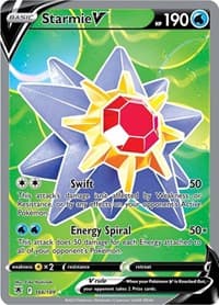 Starmie V (Full Art) - SWSH10: Astral Radiance - Pokemon card