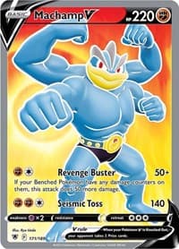 Machamp V (Full Art) - SWSH10: Astral Radiance - Pokemon card