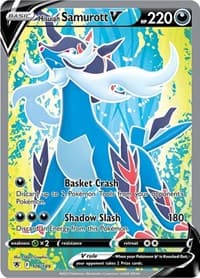 Hisuian Samurott V (Full Art) - SWSH10: Astral Radiance - Pokemon card