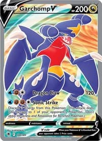 Garchomp V (Full Art) - SWSH10: Astral Radiance - Pokemon card