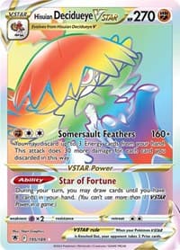 Hisuian Decidueye VSTAR (Secret) - SWSH10: Astral Radiance - Pokemon card