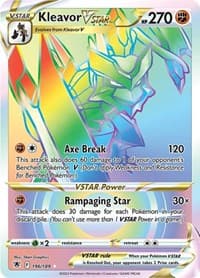 Kleavor VSTAR (Secret) - SWSH10: Astral Radiance - Pokemon card