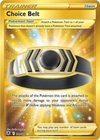 Choice Belt (Secret) - SWSH10: Astral Radiance - Pokemon card