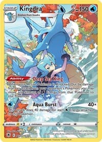 Kingdra - SWSH10: Astral Radiance Trainer Gallery - Pokemon card