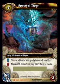 Spectral Tiger (LOOT) - Loot Cards - WoW card