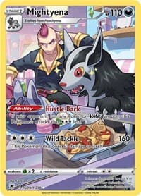 Mightyena - SWSH10: Astral Radiance Trainer Gallery - Pokemon card