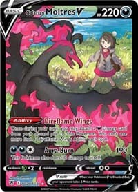 Galarian Moltres V - SWSH10: Astral Radiance Trainer Gallery - Pokemon card