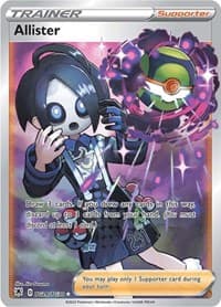 Allister - SWSH10: Astral Radiance Trainer Gallery - Pokemon card