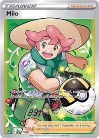 Milo - SWSH10: Astral Radiance Trainer Gallery - Pokemon card