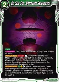 Big Gete Star, Nightmarish Regeneration - Ultimate Squad - Dragon Ball Super: Masters card