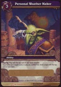 Personal Weather Maker (LOOT) - Loot Cards - WoW card