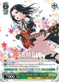 "Our Band Life!" LAYER - Poppin’Party x Roselia - Weiss Schwarz card
