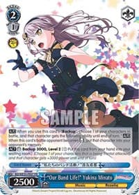 "Our Band Life!" Yukina Minato - Poppin’Party x Roselia - Weiss Schwarz card