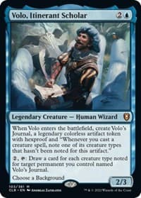 Volo, Itinerant Scholar - Commander Legends: Battle for Baldur's Gate - Magic: The Gathering card