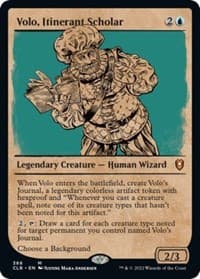 Volo, Itinerant Scholar (Showcase) - Commander Legends: Battle for Baldur's Gate - Magic: The Gathering card