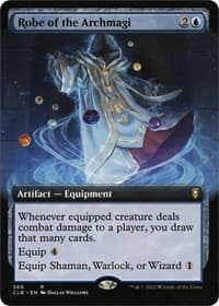 Robe of the Archmagi (Extended Art) - Commander Legends: Battle for Baldur's Gate - Magic: The Gathering card