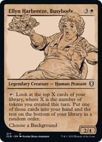 Ellyn Harbreeze, Busybody (Showcase) - Commander Legends: Battle for Baldur's Gate - Magic: The Gathering card