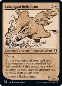 Lulu, Loyal Hollyphant (Showcase) - Commander Legends: Battle for Baldur's Gate - Magic: The Gathering card